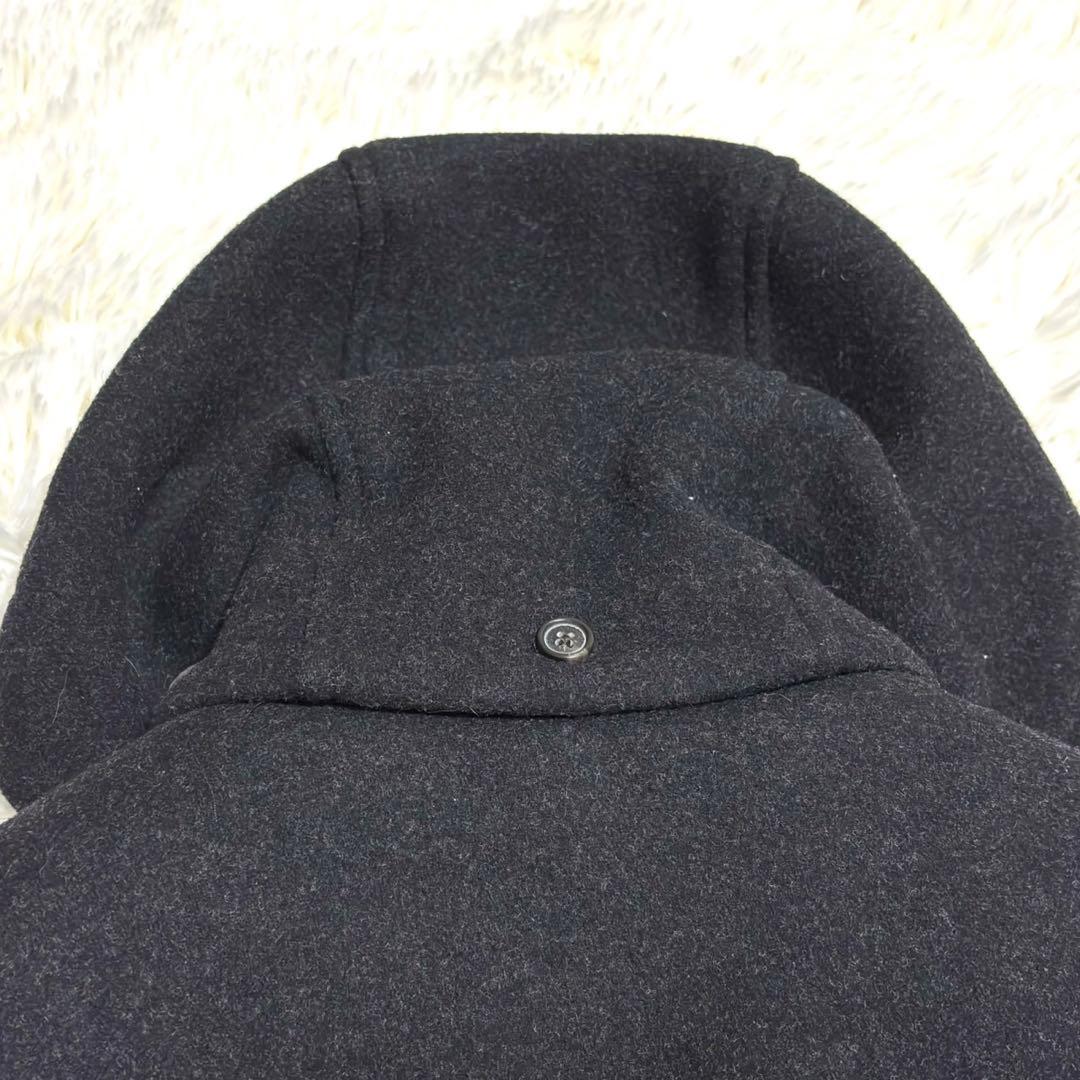 【極美品】ブルックスブラザーズ　ダッフルコート　チェック　フード　ウール