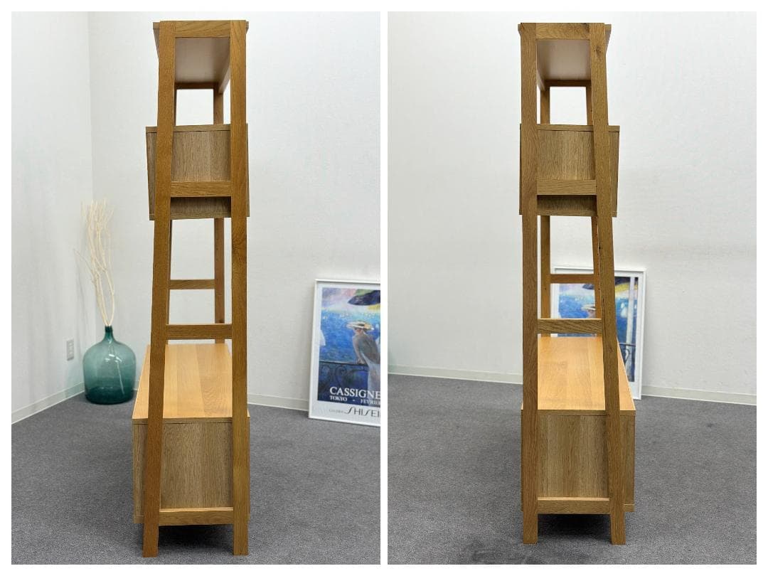 ■unico■ELEMT　AVミドルボード　シェルフ　テレビ台　ディスプレイ　棚