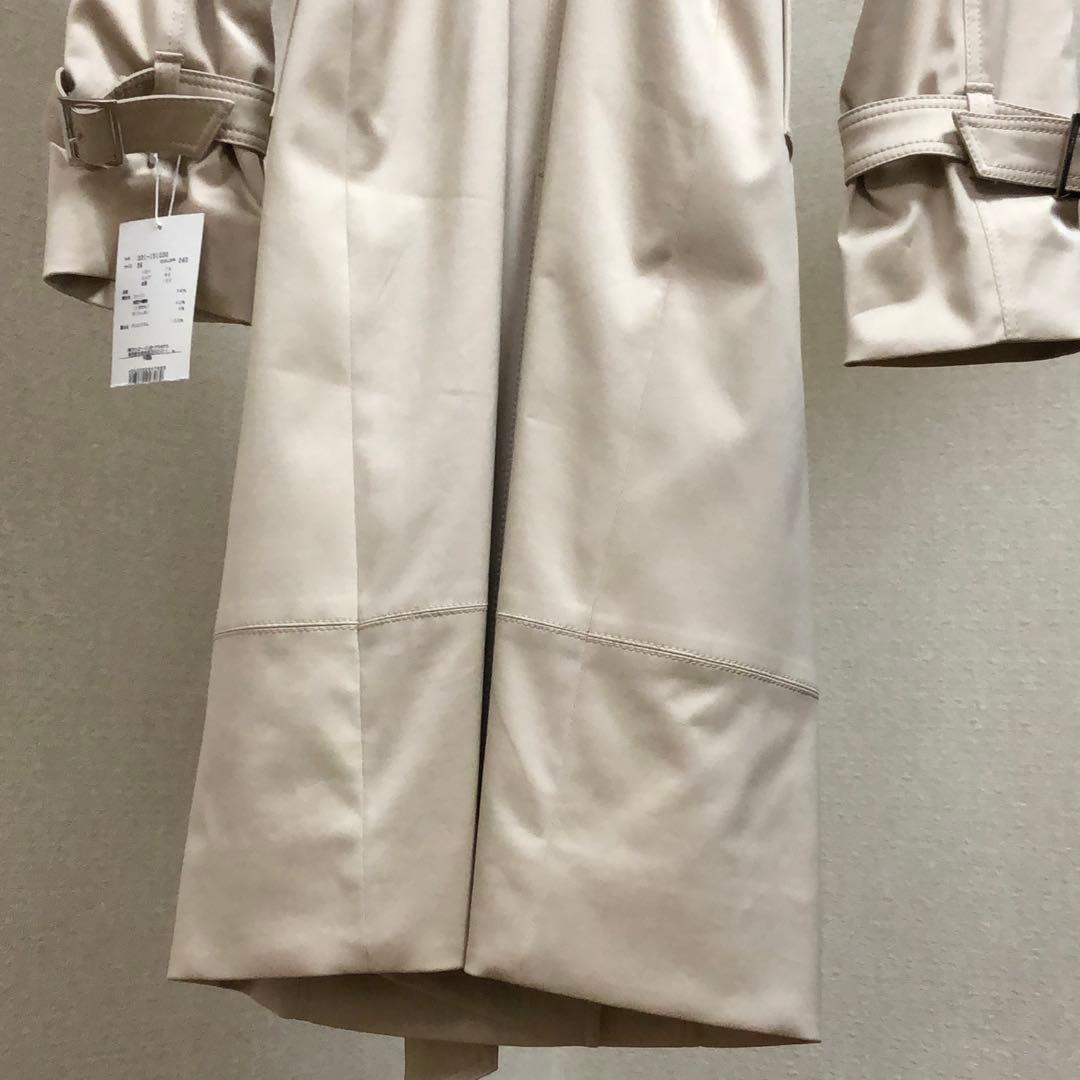 ベージュ トレンチコート ベルト付き