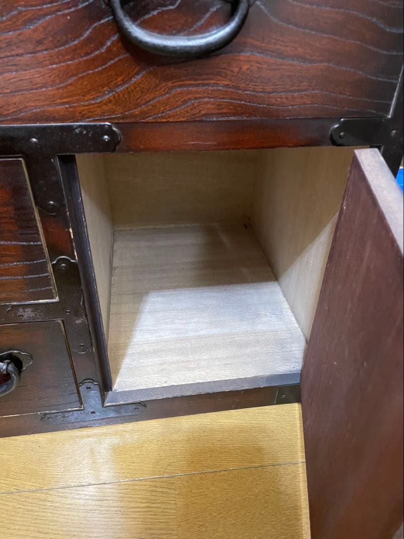 アンティーク和箪笥4段チェスト