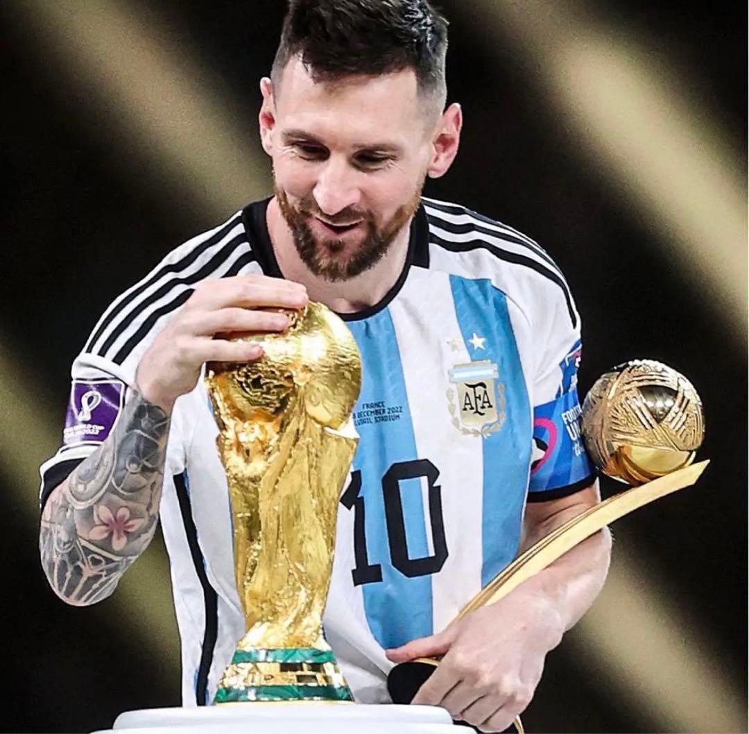 アルゼンチン代表 メッシ 背番号 10番 ネームナンバーセット 決勝マッチデイ