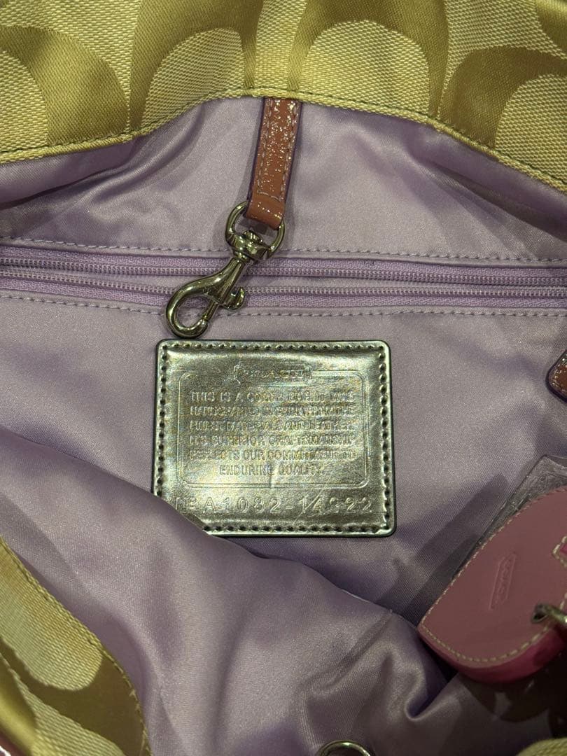 COACH ロゴプリント バッグ