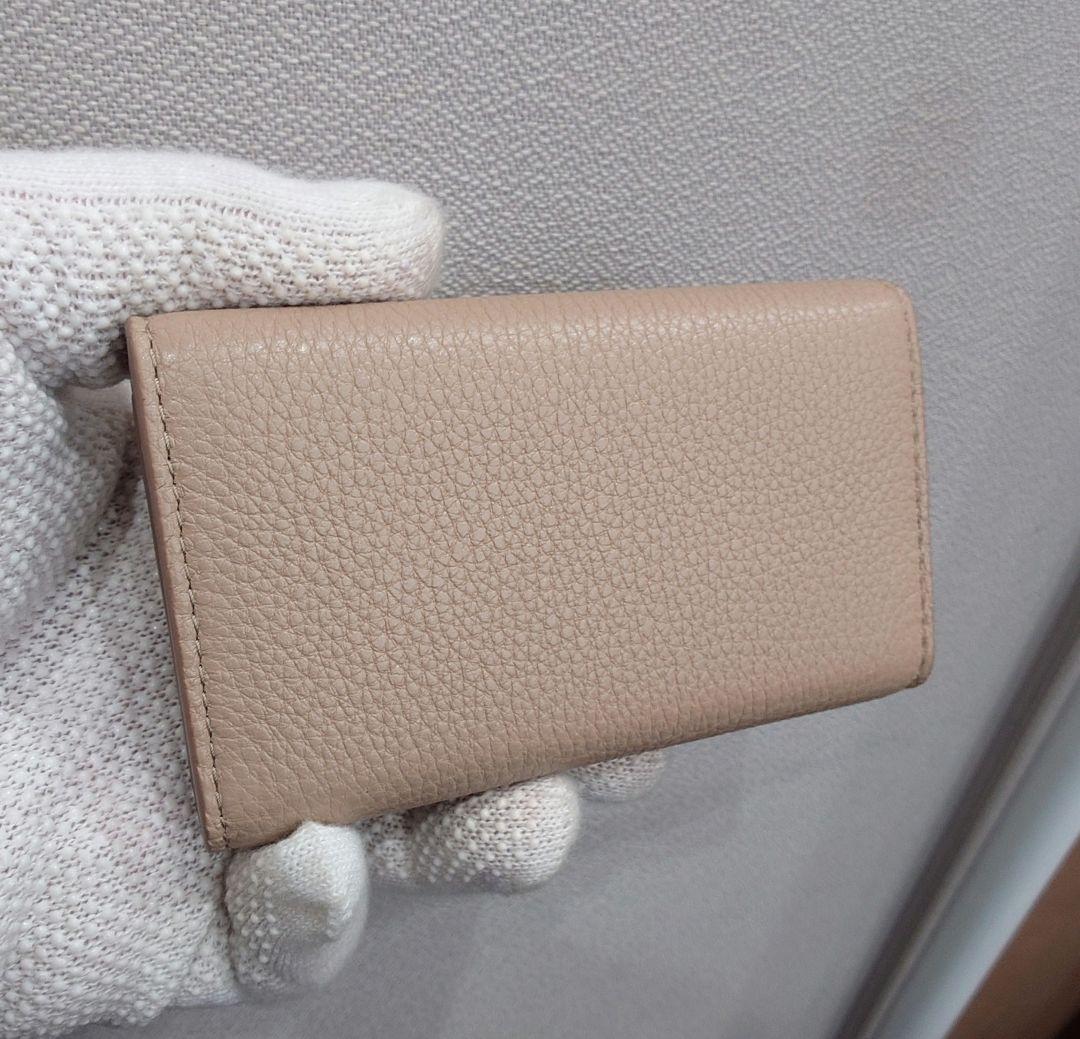 あ*や様 未使用品 プラダ 4連キーケース ベージュ×ピンク