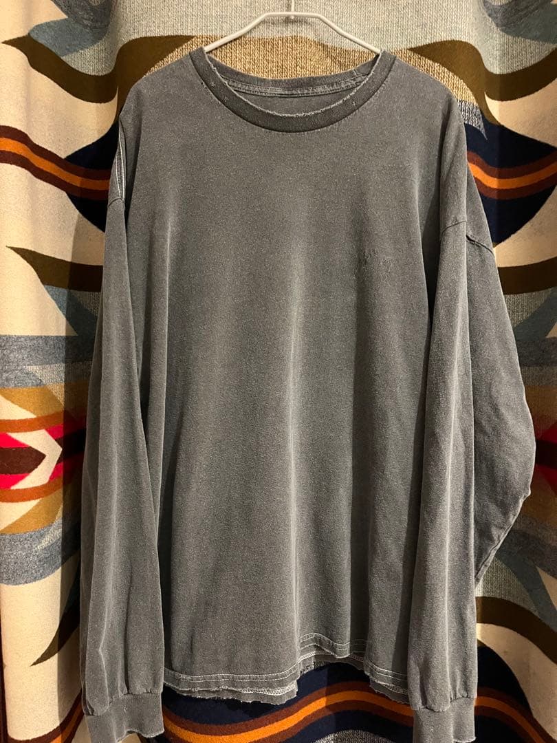 D*0様 ANCELLM EMBROIDERY DYED LS T-SHIRT