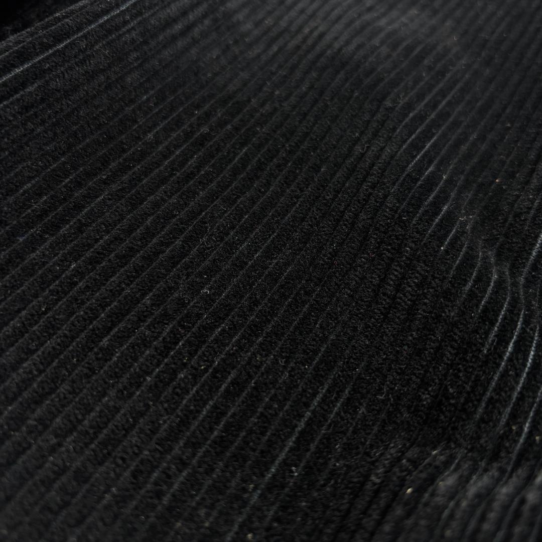 80s【USA製】Brooks Brothers ブラックコーデュロイパンツ35