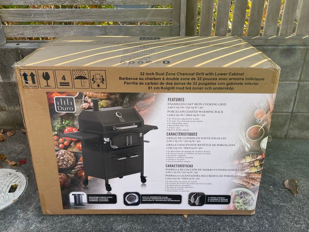 Duro 32インチ バーベキューコンロ　BBQグリルワゴン　新品