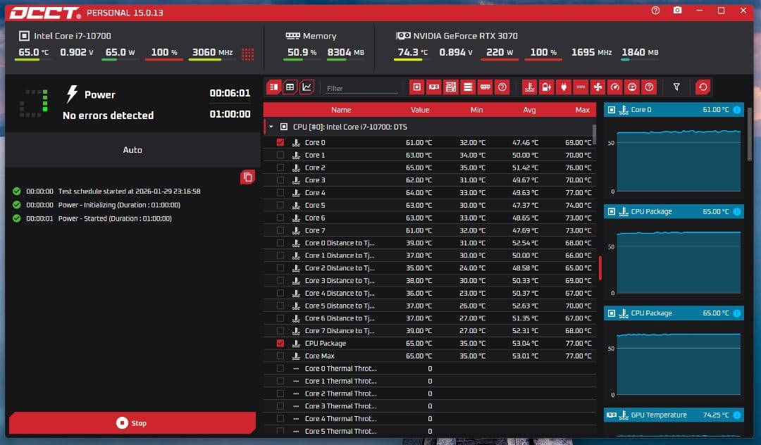 極美品 水槽型ゲーミングPC i7 RTX3070 安定動作 SignalRGB