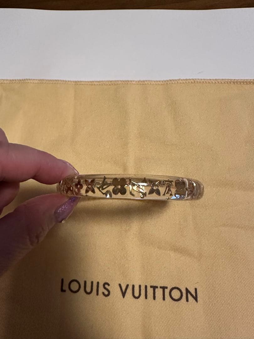 LOUIS VUITTON クリアバングル　美品