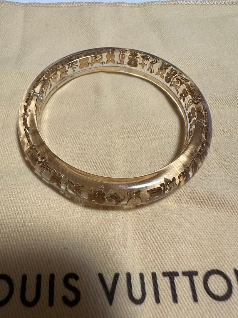 LOUIS VUITTON クリアバングル　美品