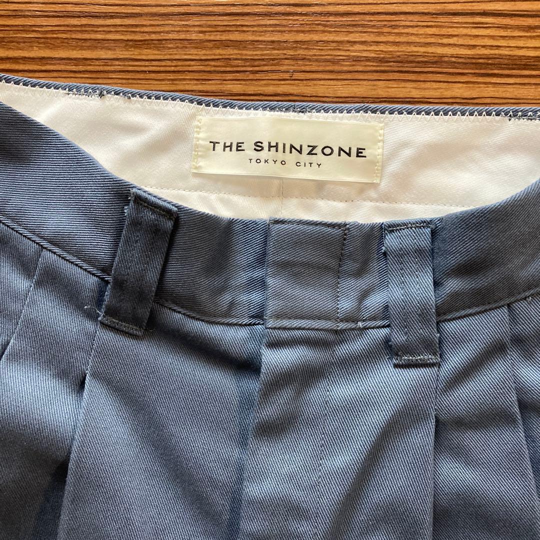シンゾーン　トムボーイパンツ　ブルー　34