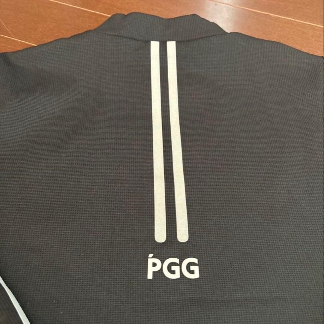 パーリーゲイツ　PGGストレッチダンボール裏起毛セットアップブラックサイズ1