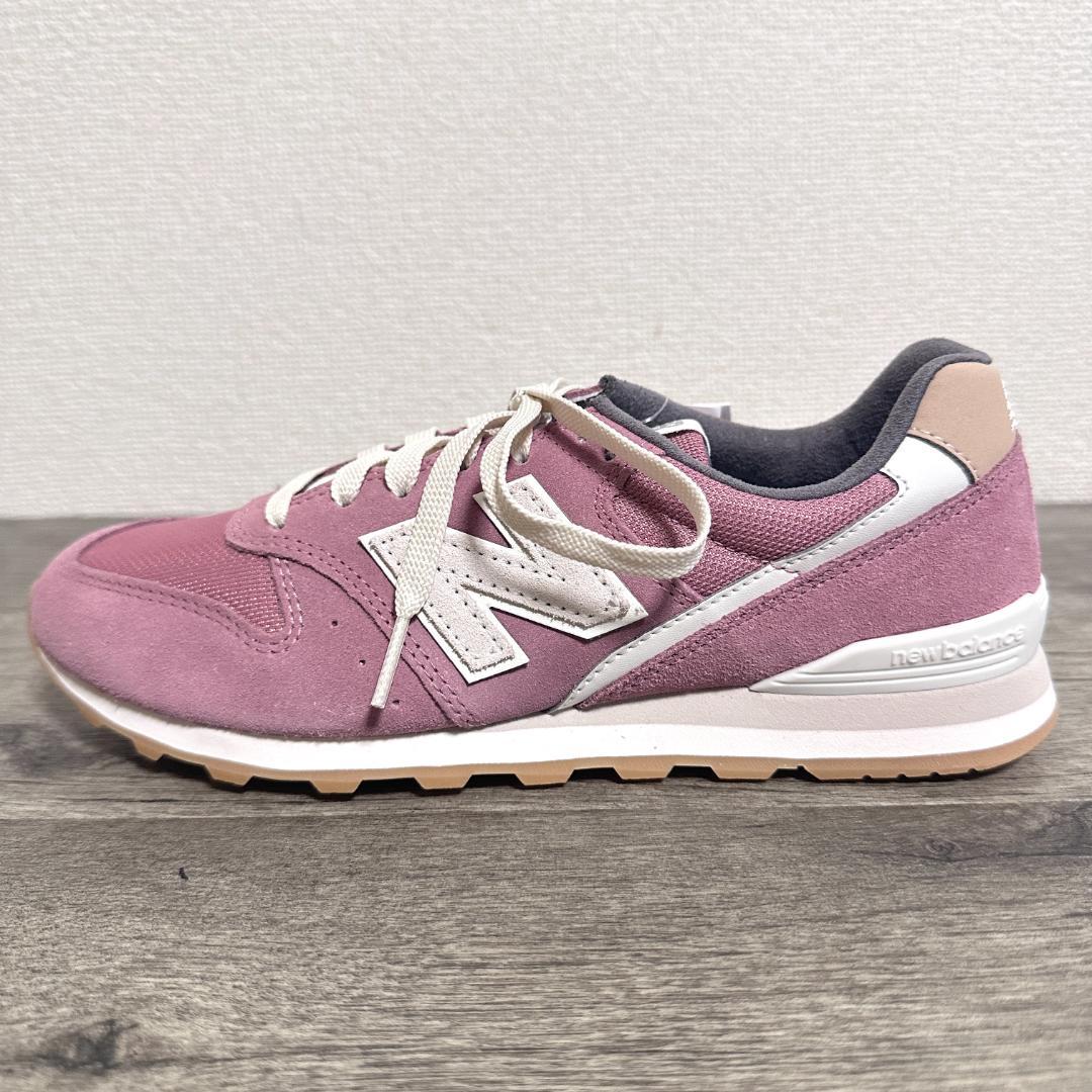 タグ付 ニューバランス WL996DB2 スエード×メッシュスニーカー 24.5