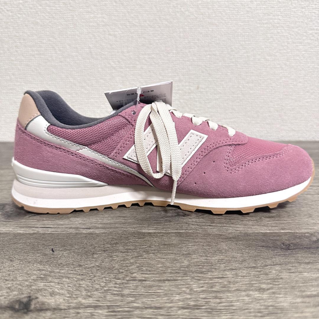 タグ付 ニューバランス WL996DB2 スエード×メッシュスニーカー 24.5