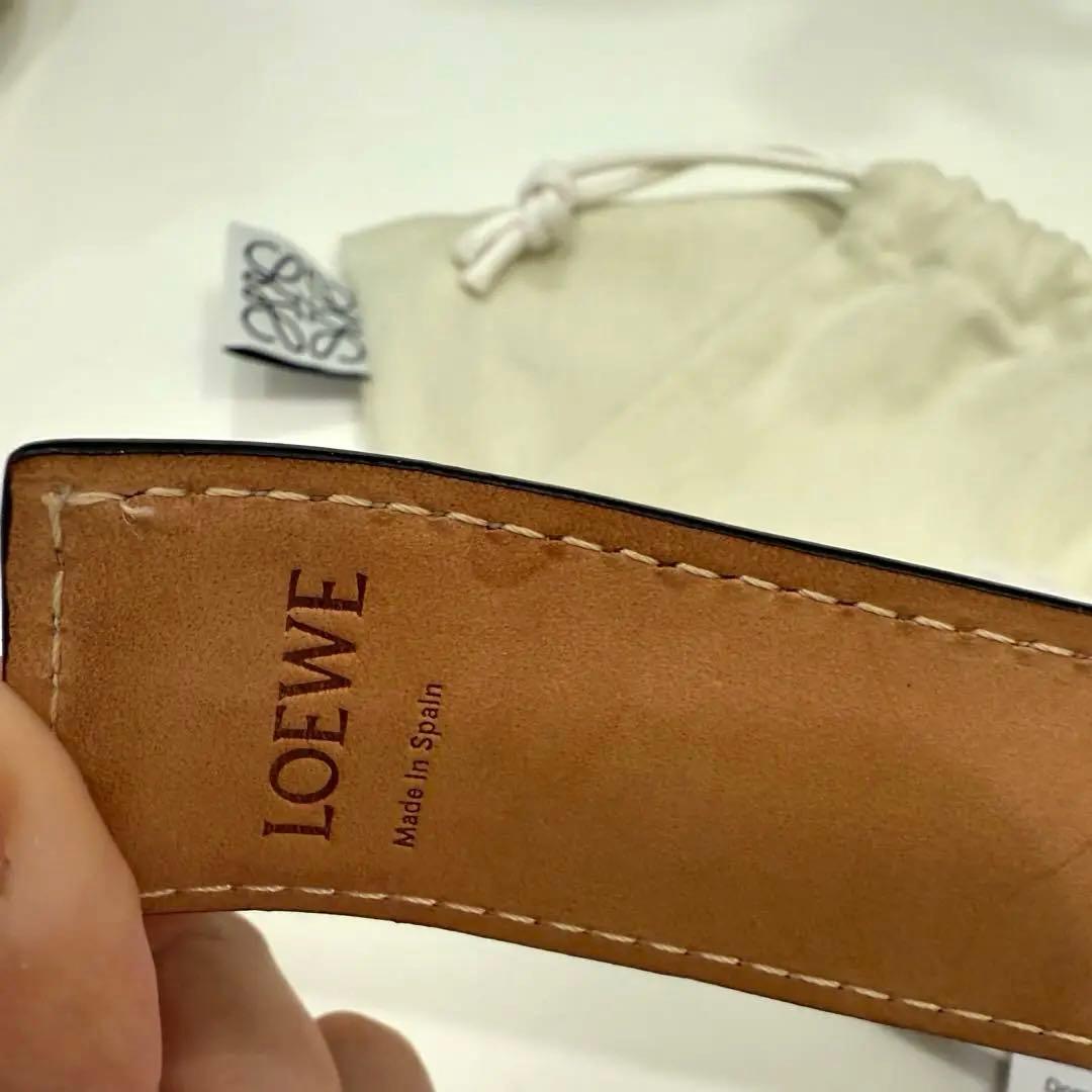 ⭐️最終お値下げ⭐️LOEWE ロエベ レザー バングル 保存袋付き