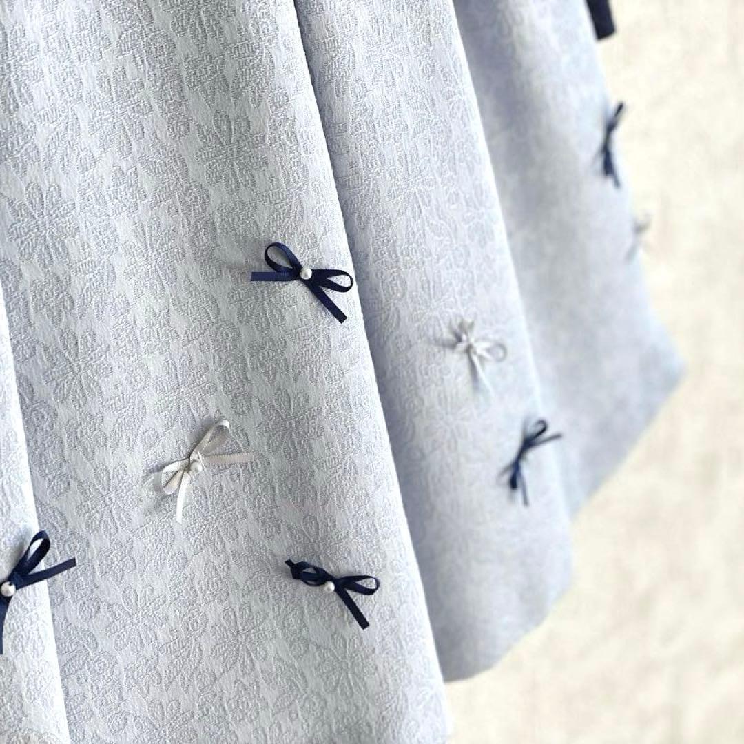 大人気！清楚ネイビー×リボン120 入学 卒園 ⋈女の子 フォーマル ランドセル