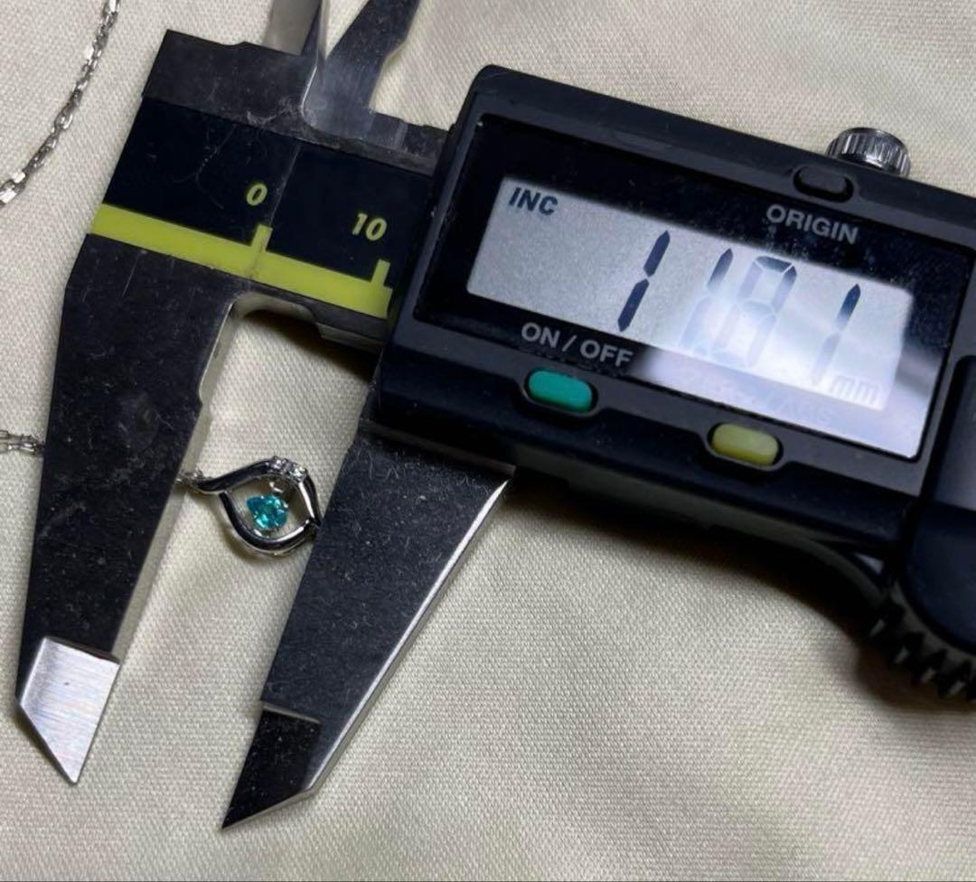 h*o様 パライバトルマリンネックレス　銅4.19%　K18WG