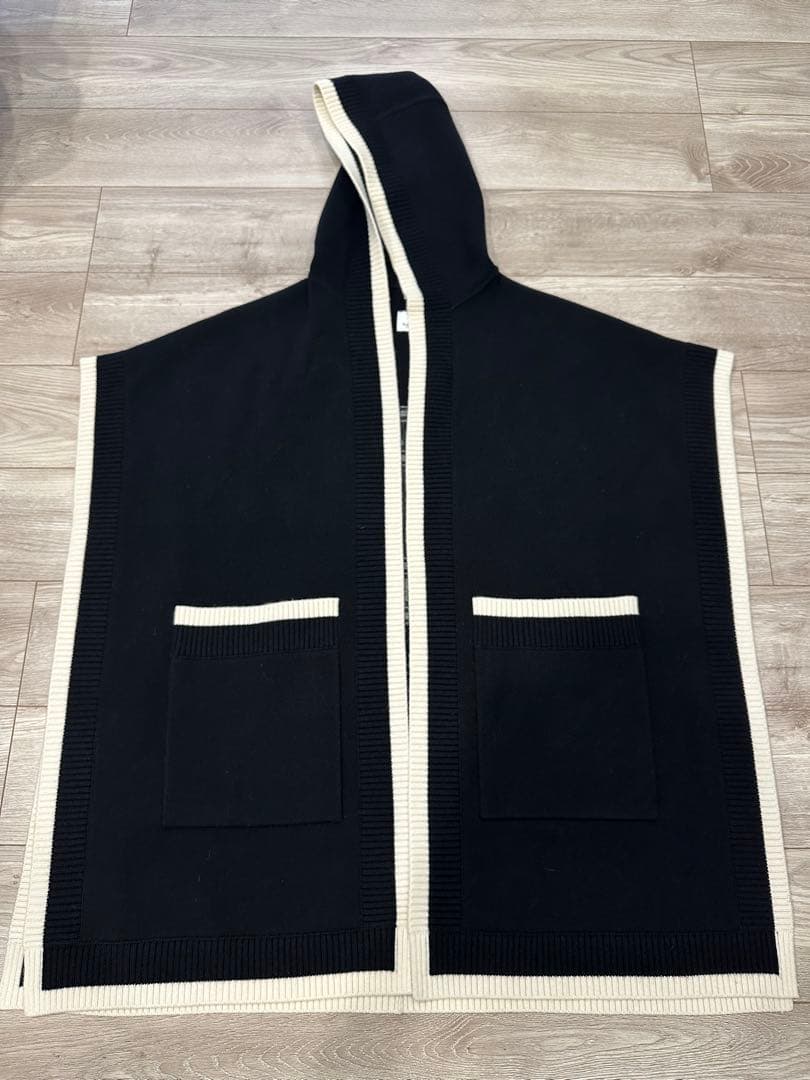 格安美品　BURBERRY フード付きポンチョ ONE SIZE