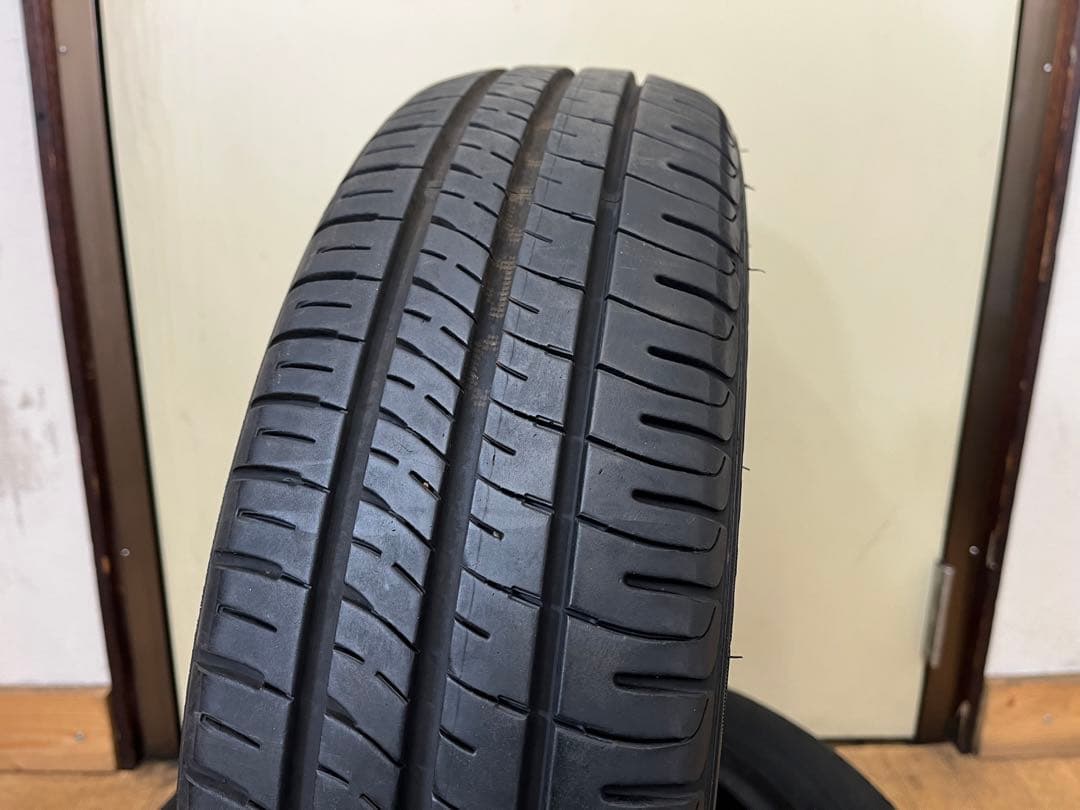 期 2024年製 ダンロップ 中古サマータイヤ 165/65R14 4本セット