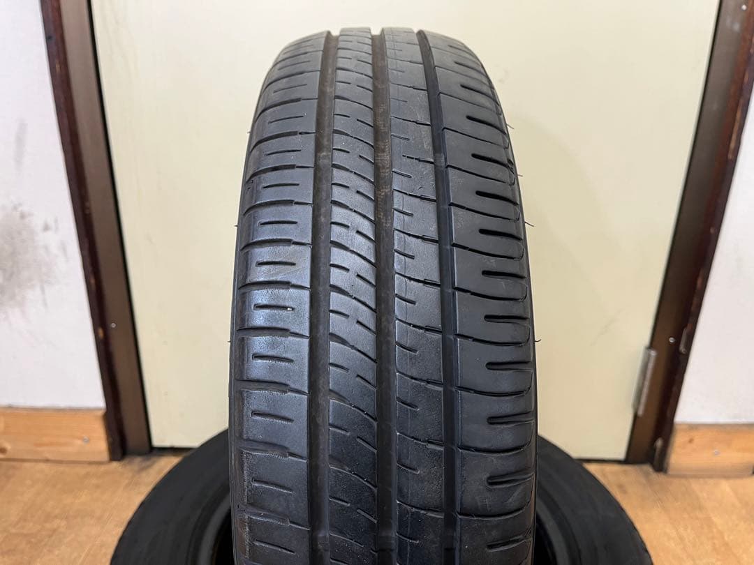 期 2024年製 ダンロップ 中古サマータイヤ 165/65R14 4本セット