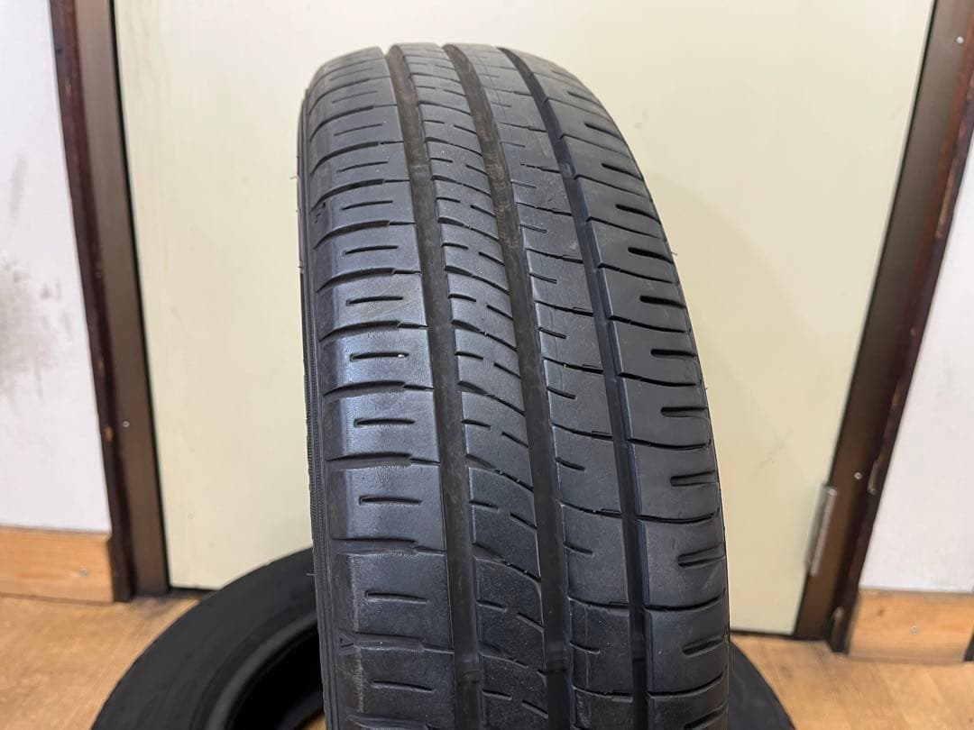 期 2024年製 ダンロップ 中古サマータイヤ 165/65R14 4本セット