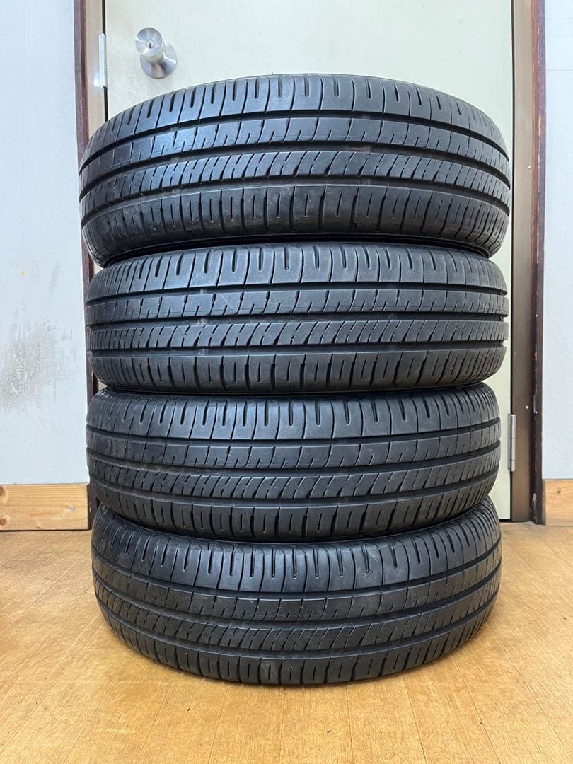 期 2024年製 ダンロップ 中古サマータイヤ 165/65R14 4本セット