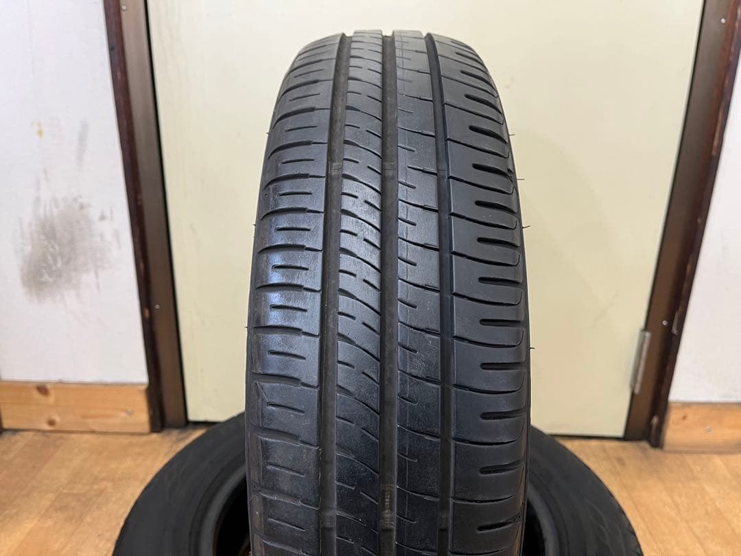 期 2024年製 ダンロップ 中古サマータイヤ 165/65R14 4本セット