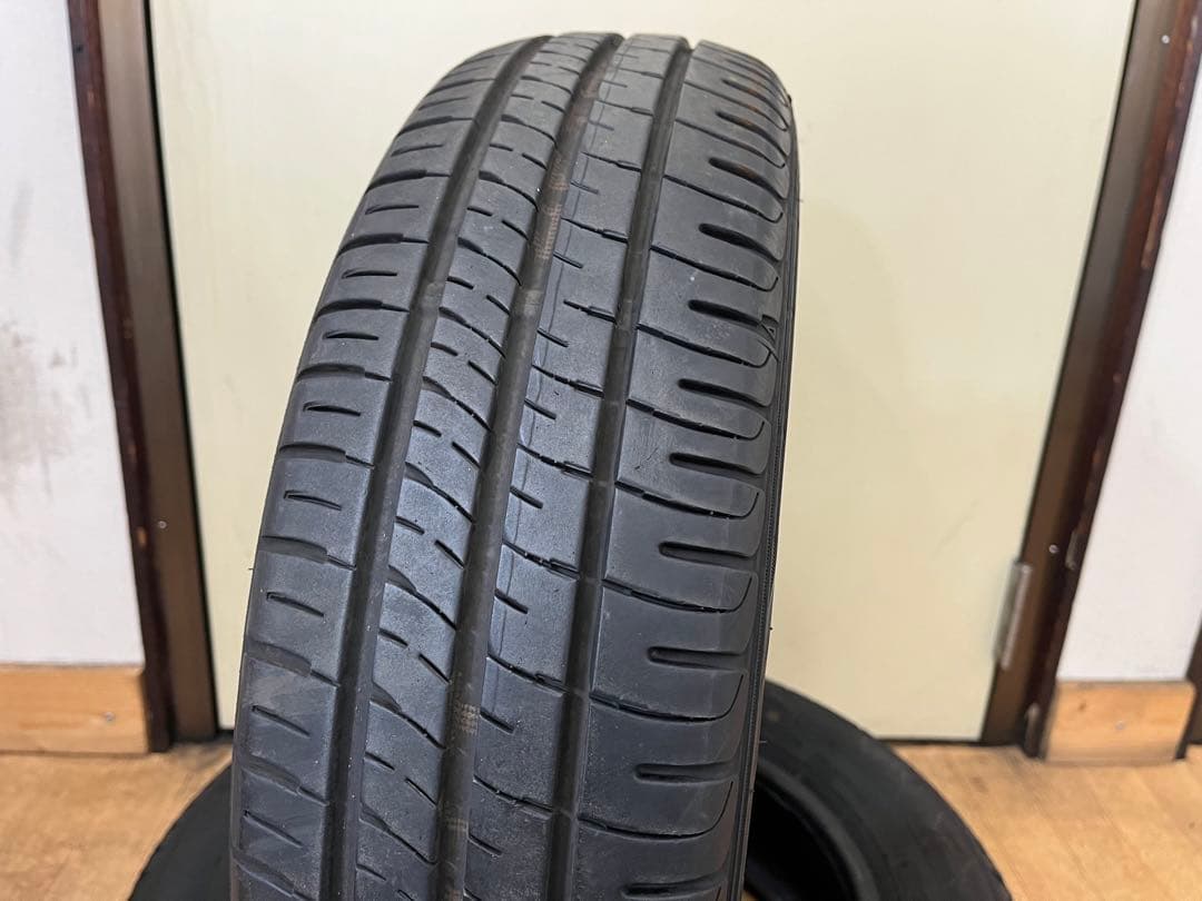 期 2024年製 ダンロップ 中古サマータイヤ 165/65R14 4本セット