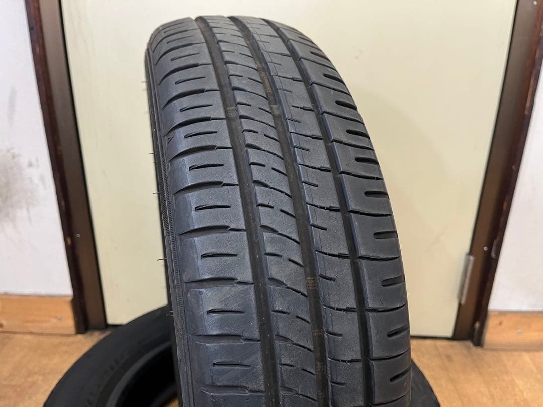 期 2024年製 ダンロップ 中古サマータイヤ 165/65R14 4本セット