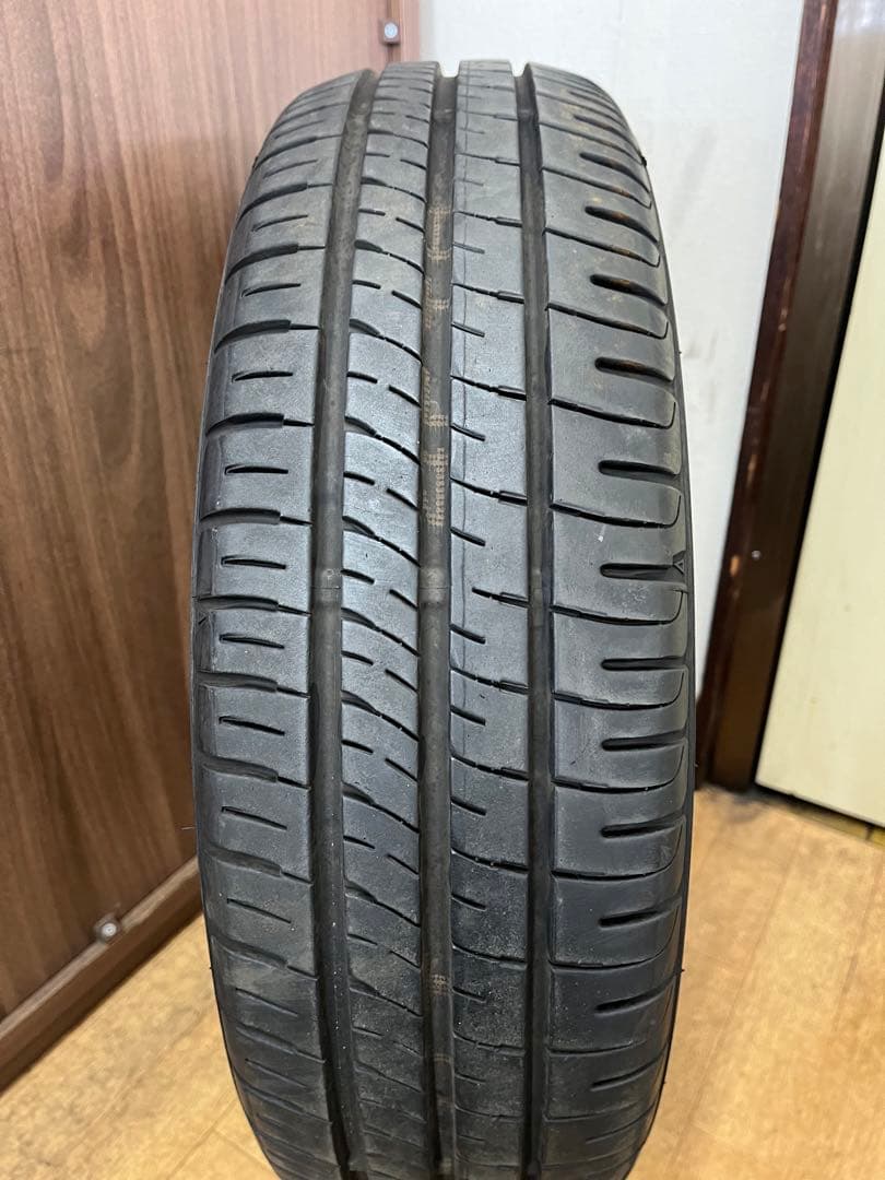 期 2024年製 ダンロップ 中古サマータイヤ 165/65R14 4本セット