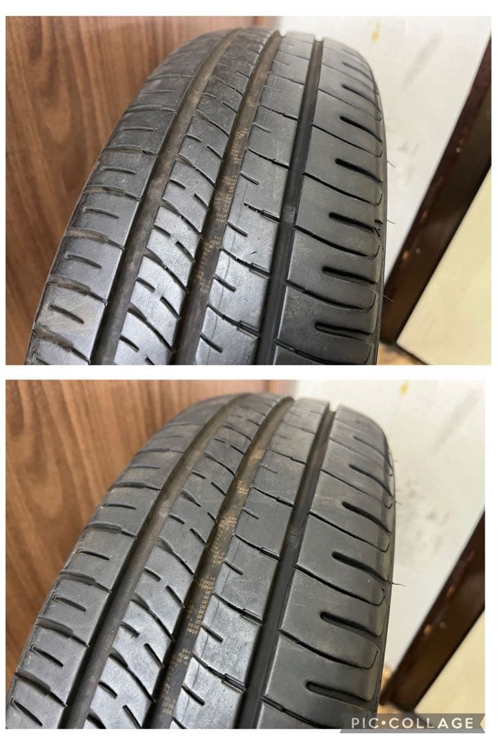 期 2024年製 ダンロップ 中古サマータイヤ 165/65R14 4本セット