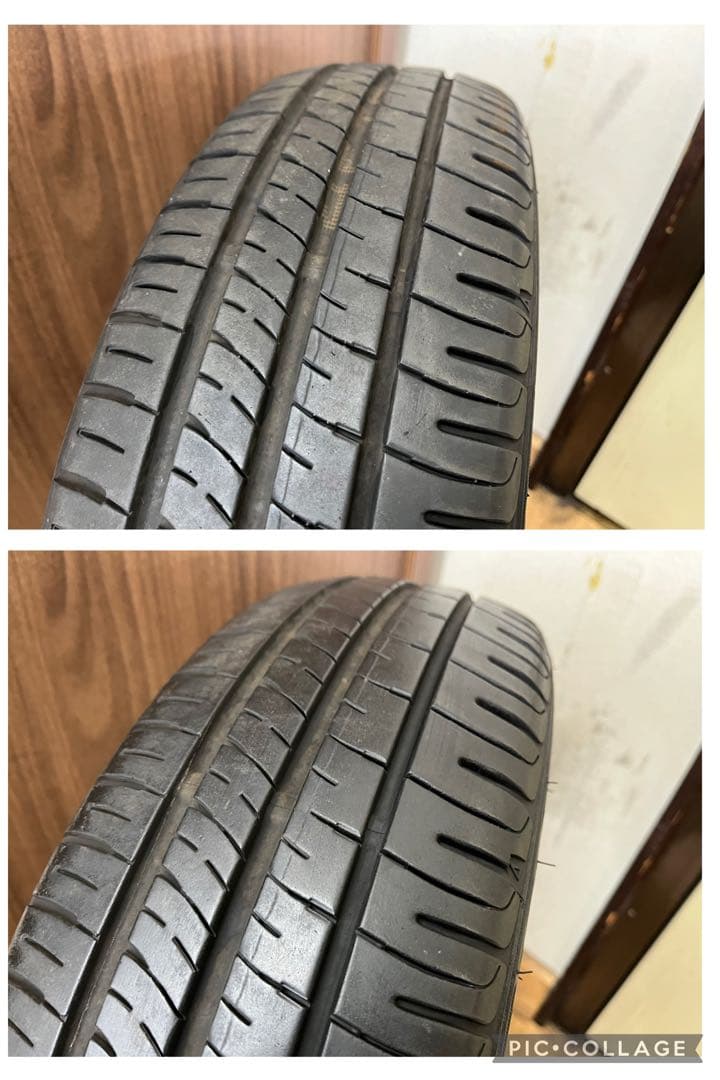 期 2024年製 ダンロップ 中古サマータイヤ 165/65R14 4本セット