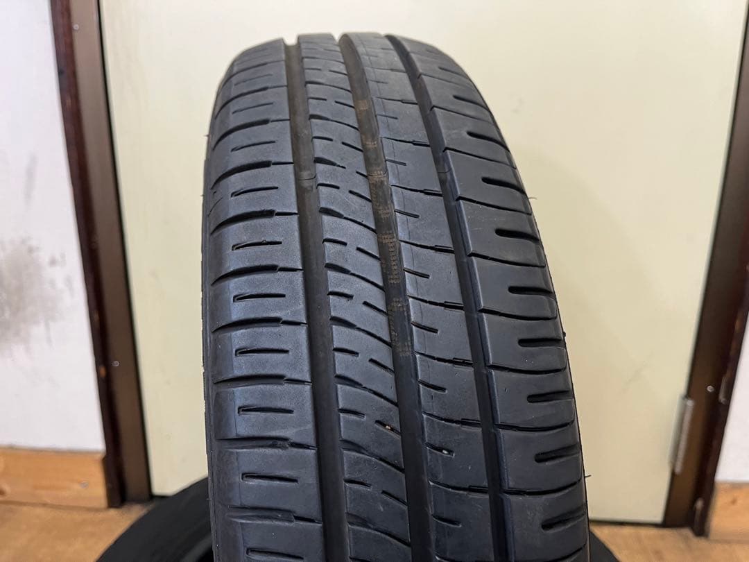 期 2024年製 ダンロップ 中古サマータイヤ 165/65R14 4本セット