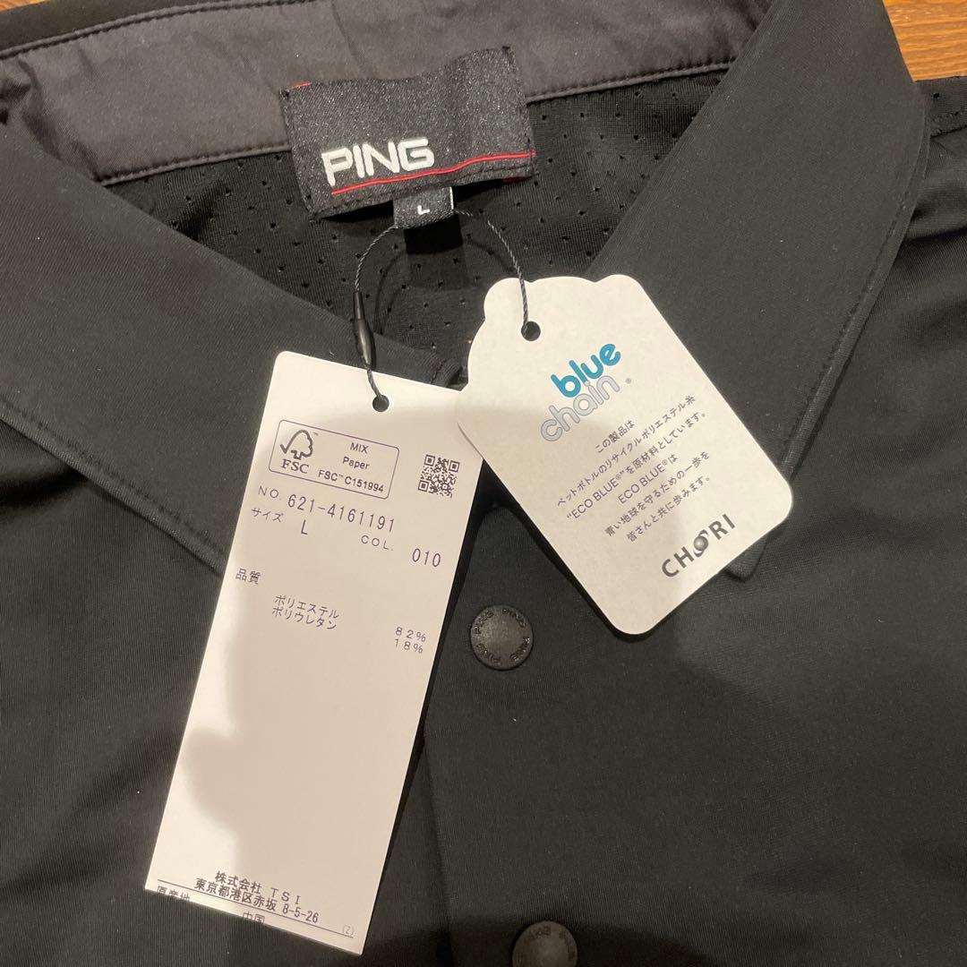 PING ゴルフウェア Lサイズ サンバイザー付き