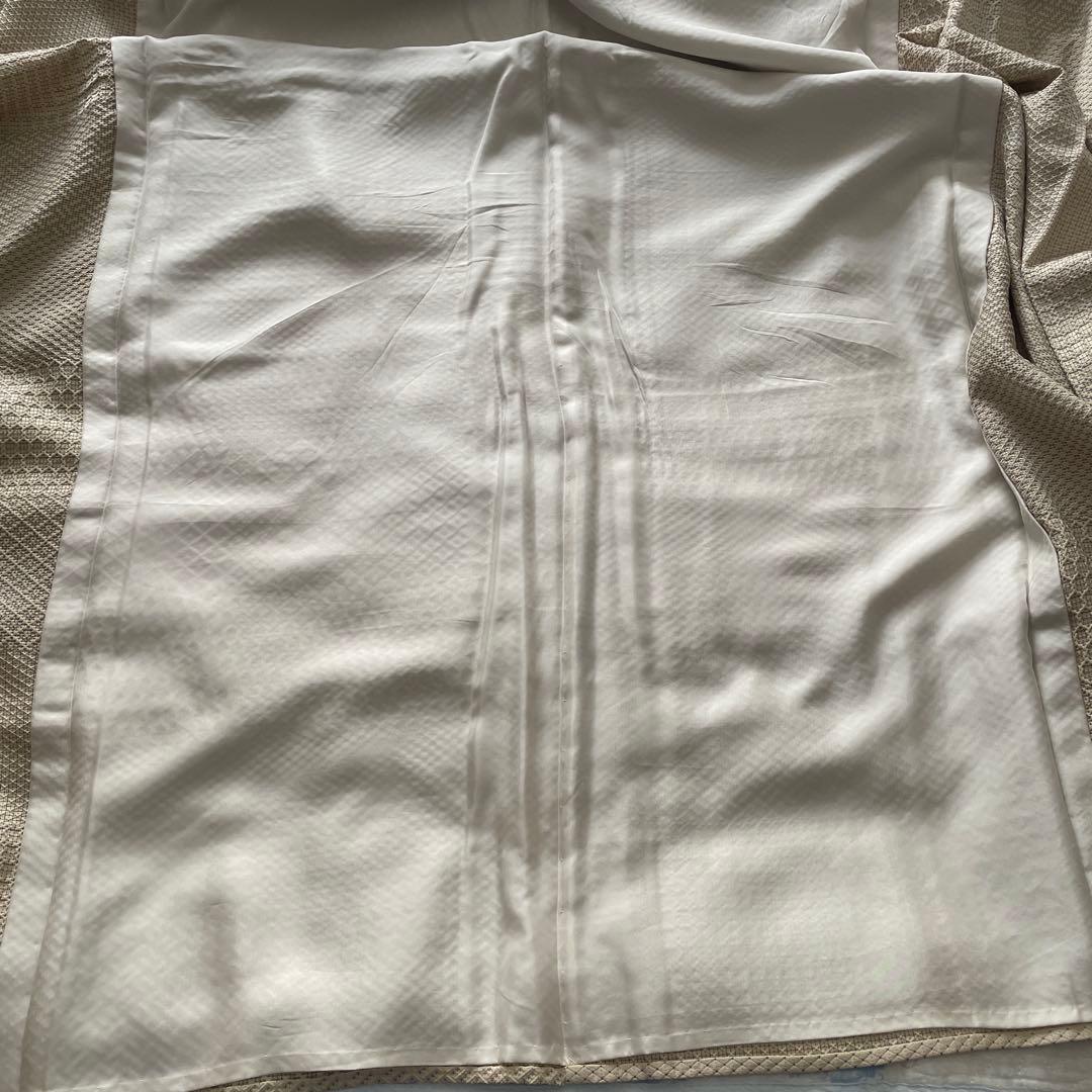 単衣小紋着物　ベージュ系　地織色々