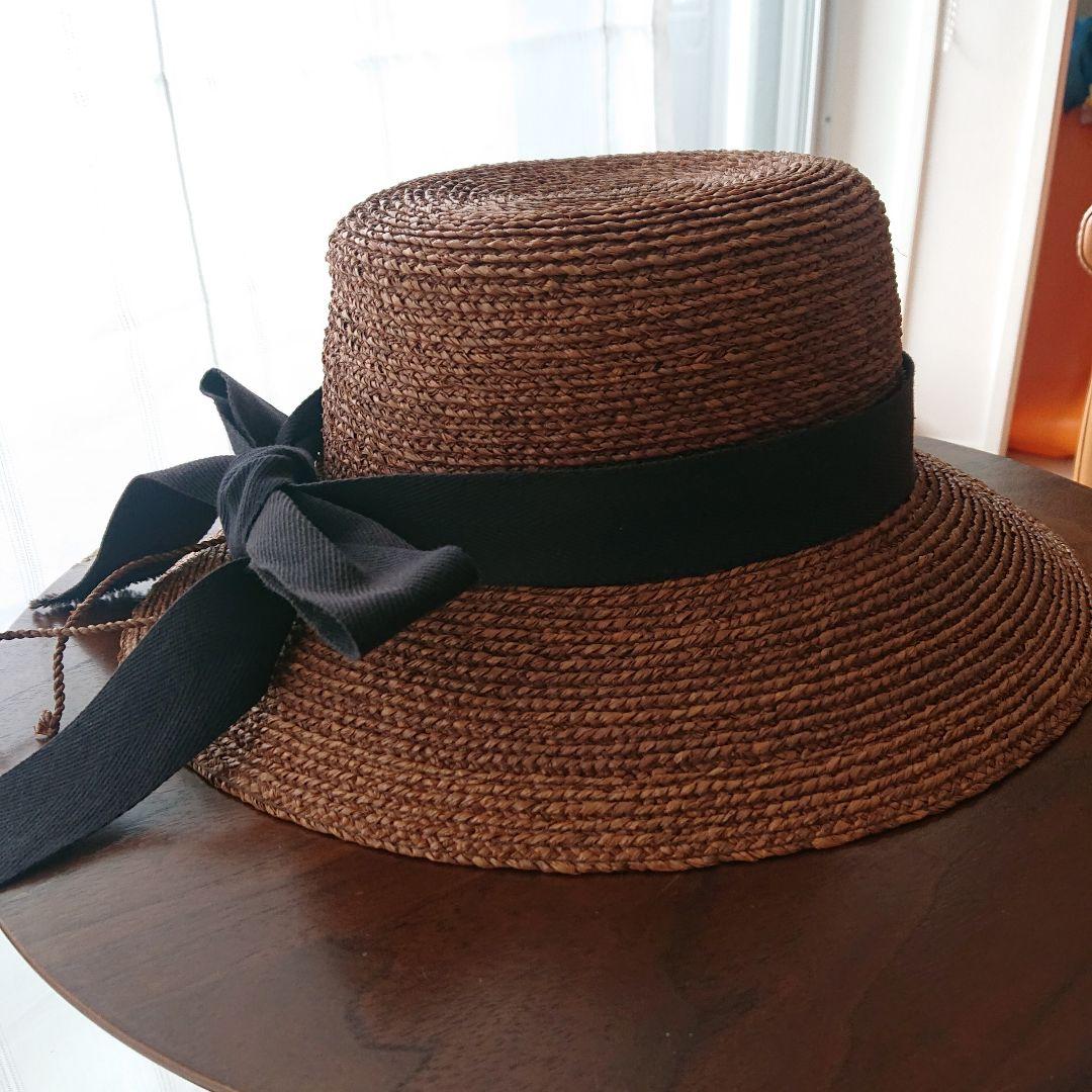 【美品】ヘレンカミンスキー ラフィアハット