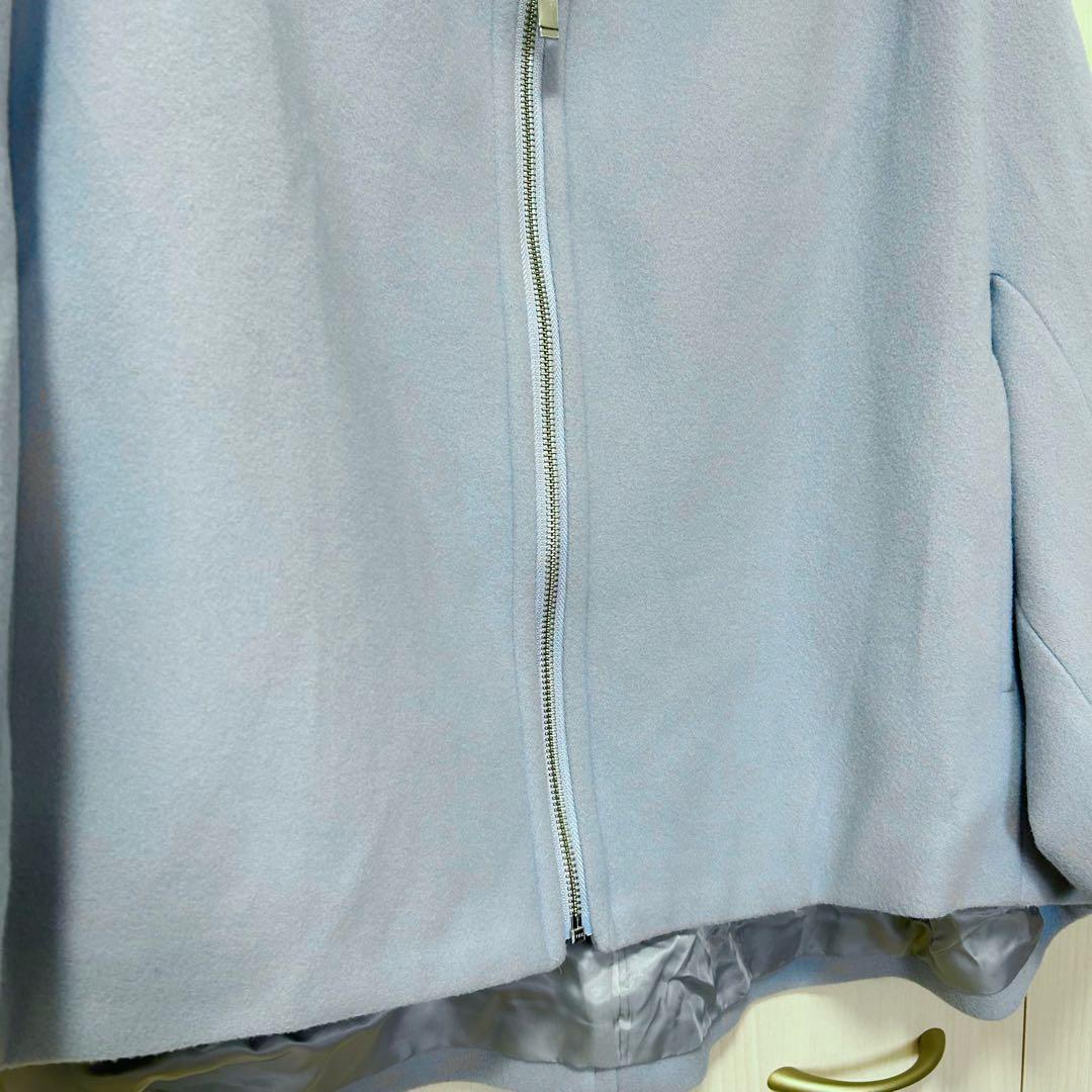 21AW♡ANAYI アナイ ラムウールケープコート 36 ショートコート