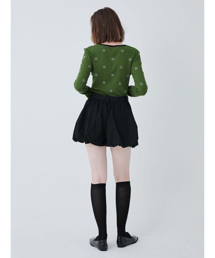 SモチーフジュエリーロングTシャツ