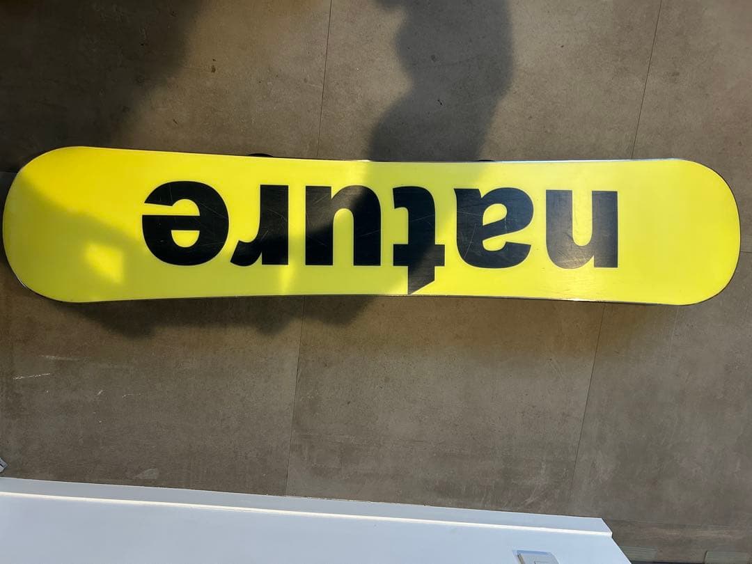 キッズ用 Nature スノーボード130cm、ブーツ、留め具、ケース4点セット