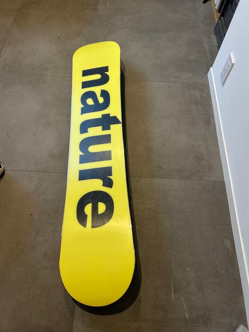 キッズ用 Nature スノーボード130cm、ブーツ、留め具、ケース4点セット