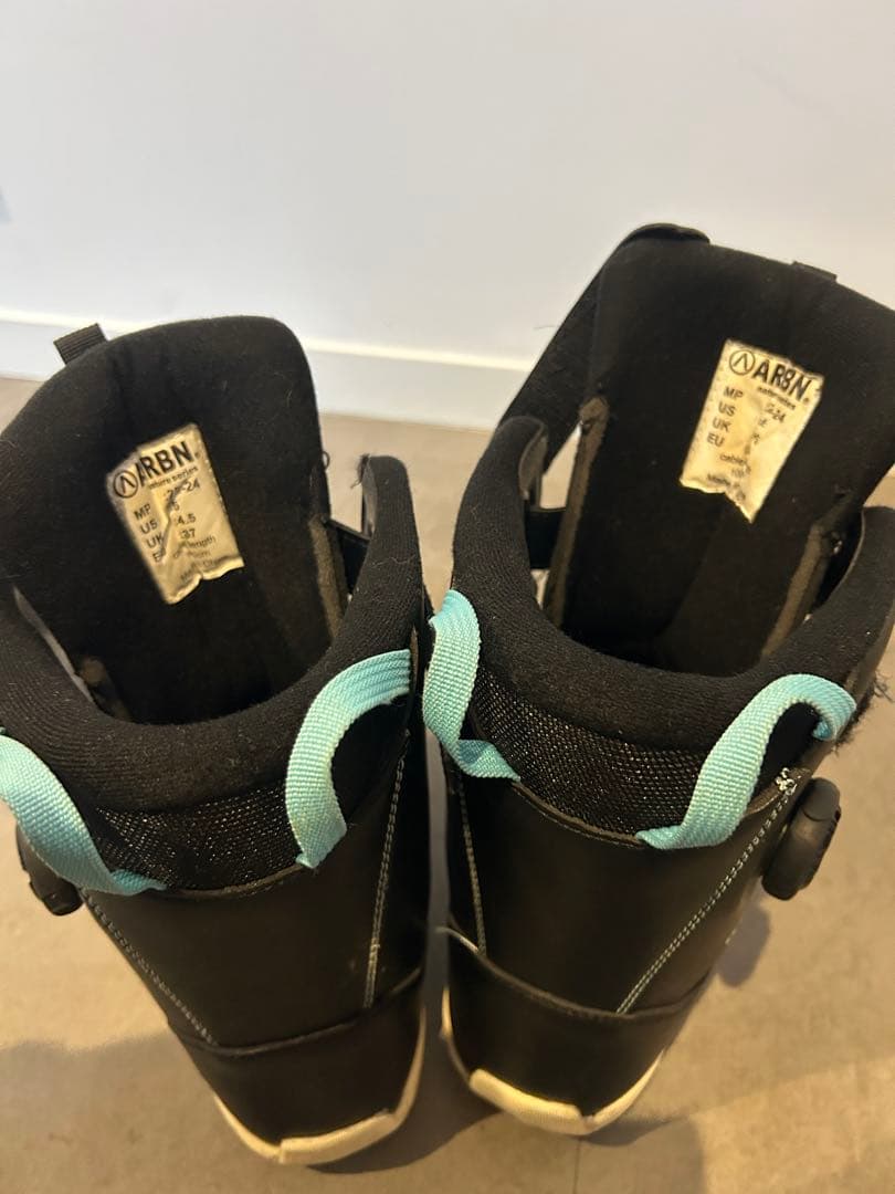 キッズ用 Nature スノーボード130cm、ブーツ、留め具、ケース4点セット