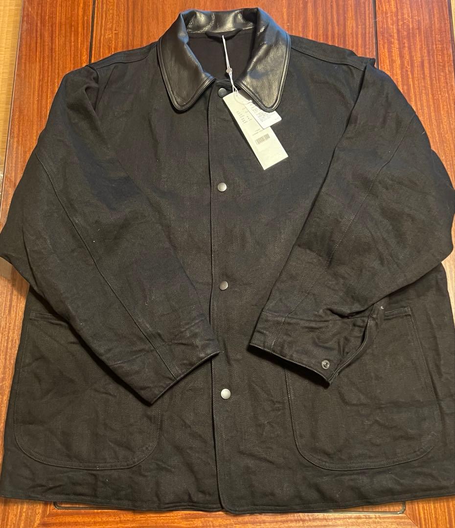 Comoli 25aw デニムレザー ワークジャケット サイズ1