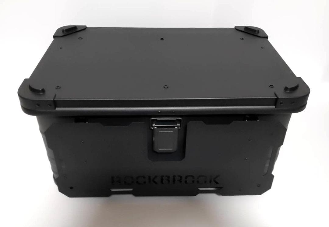 新品送料込み　アルミコンテナ　50L　フルカスタム　ブラック　キャンプ