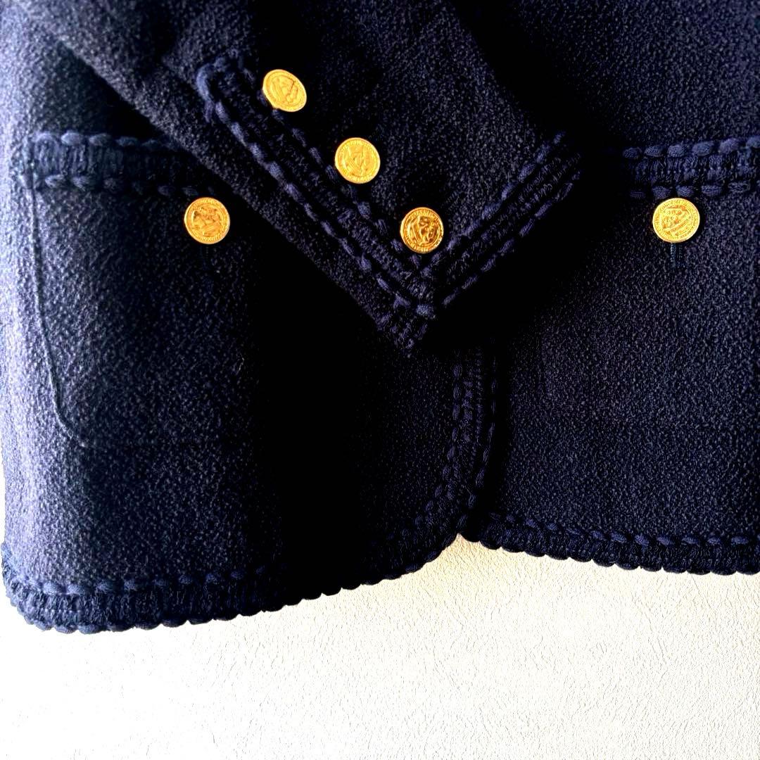 美品✨MUSE de Deuxieme Classeノーカラーツイードジャケット