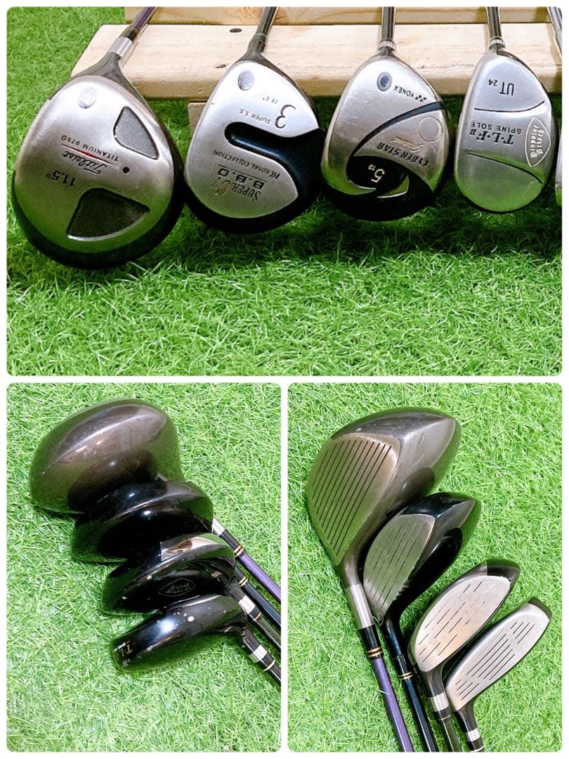 M1 タイトリスト　初心者オススメ　ゴルフクラブセット　メンズ　13本