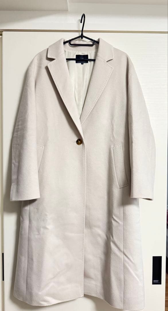 【滝沢眞規子さん着用】23区　ウールカシミヤビーバー チェスター コート