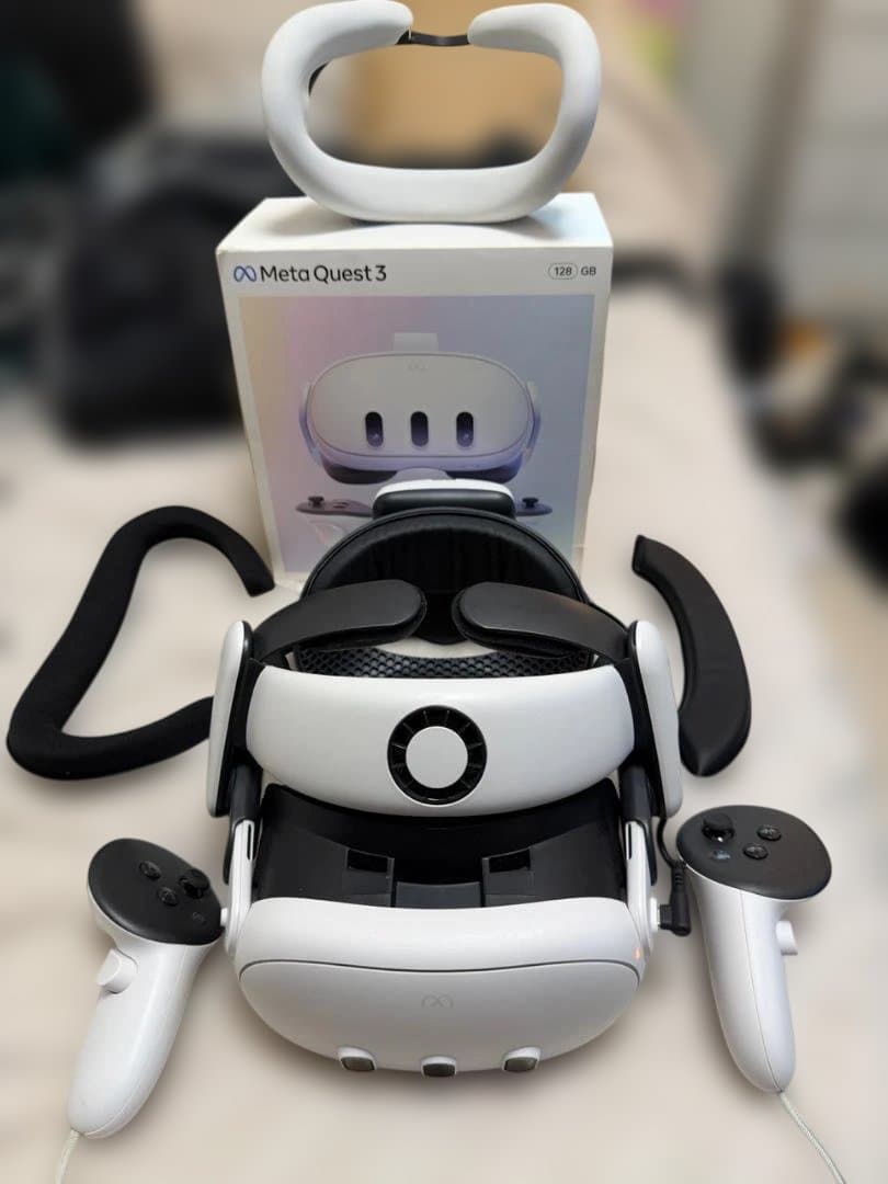  Quest 3 128GB + BOBOVR + 付属品多数 即日発送