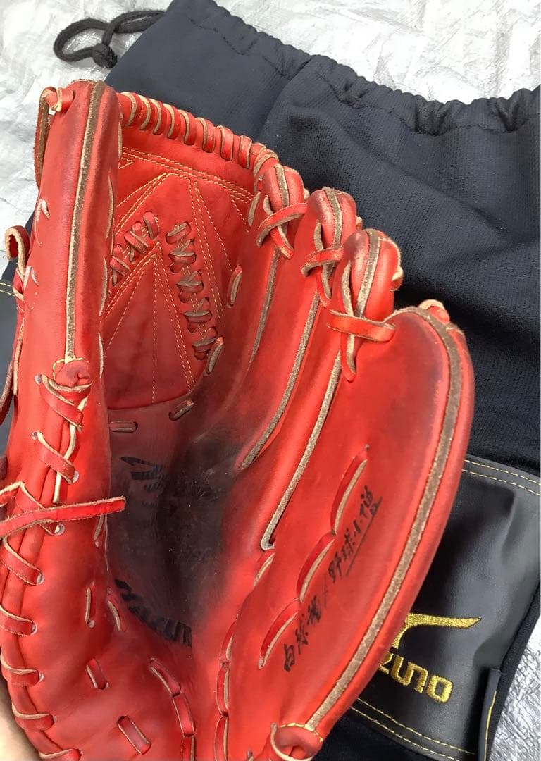激レア 限定商品 特別仕様 ミズノプロオーダー 硬式グローブ 収納袋付き