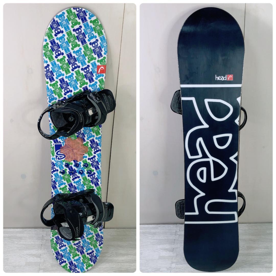 HEAD 120cm スノーボード BURTON バインディング 2点セット