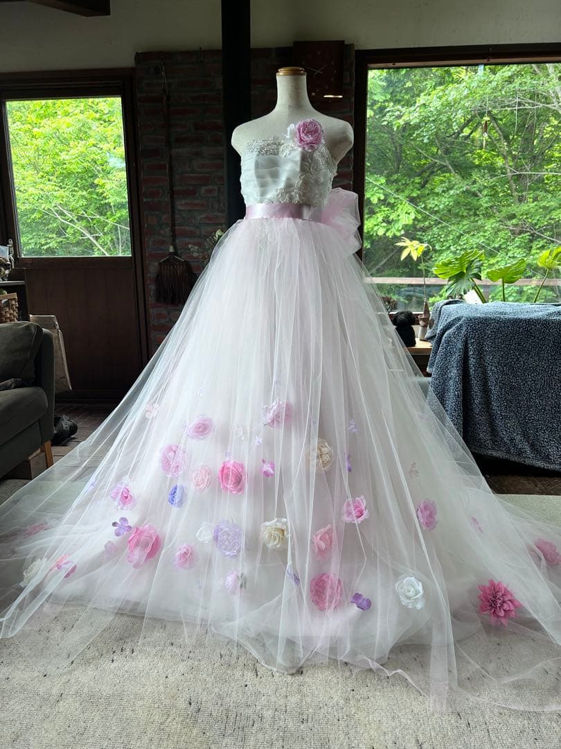 ぺ*こ様 ウエディングドレス用オーバードレス