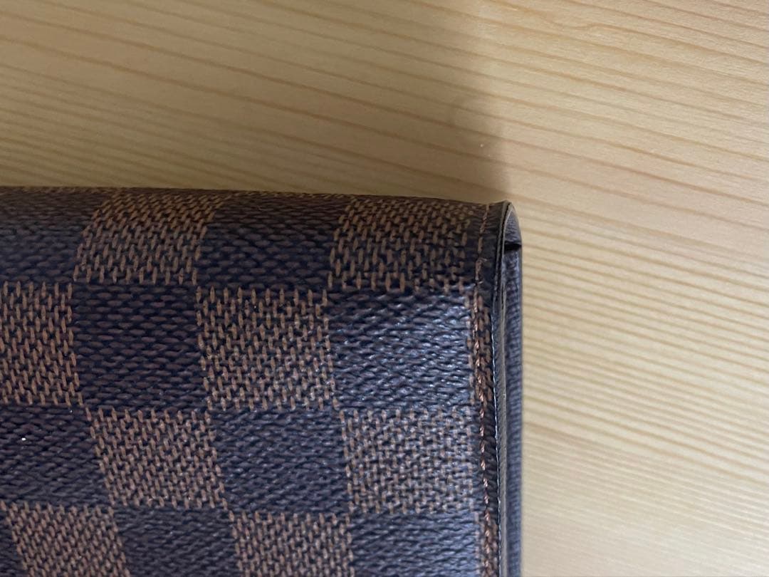 ルイ ヴィトン ダミエ ポルトフォイユ サラ 旧型 ブラウン ダミエ